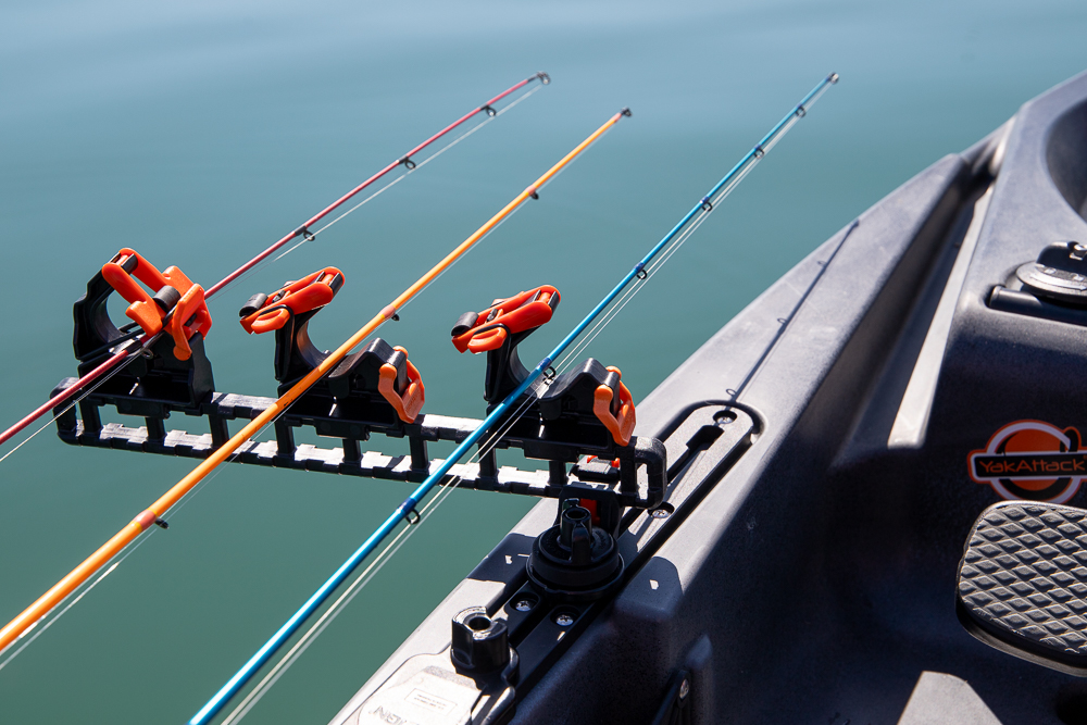 horizontal rod staging solutions for kayaks 