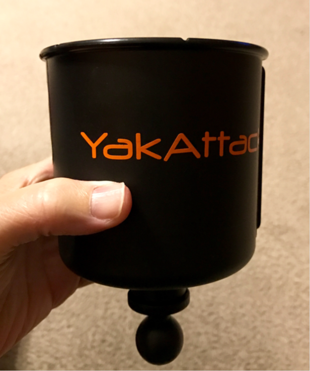YakAttack MultiMount Cup Holder with 1" Screwball