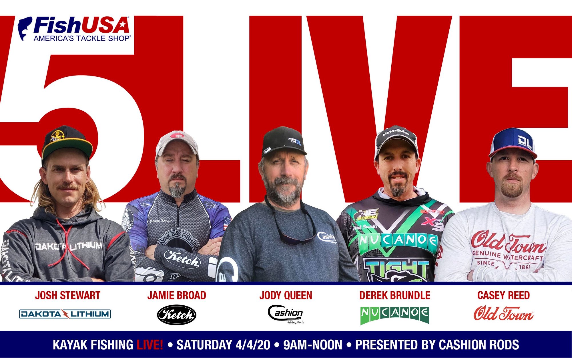 5 Live Shootout - Live Kayak Bass Fishing Event