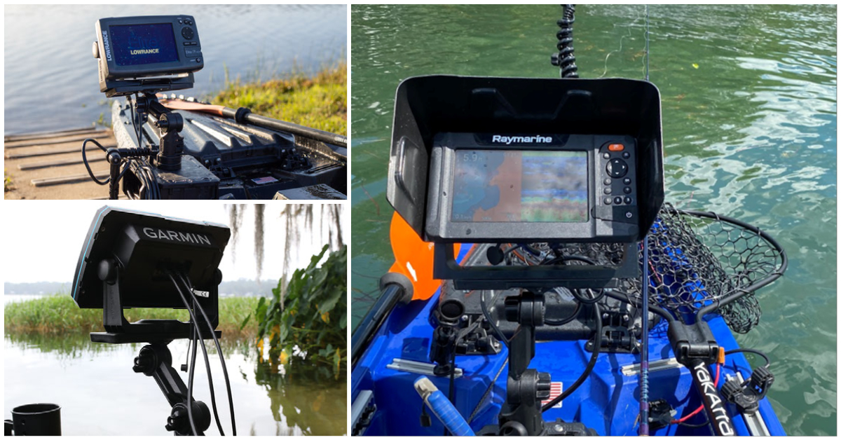 Best fish finder mount for kayaks and boats