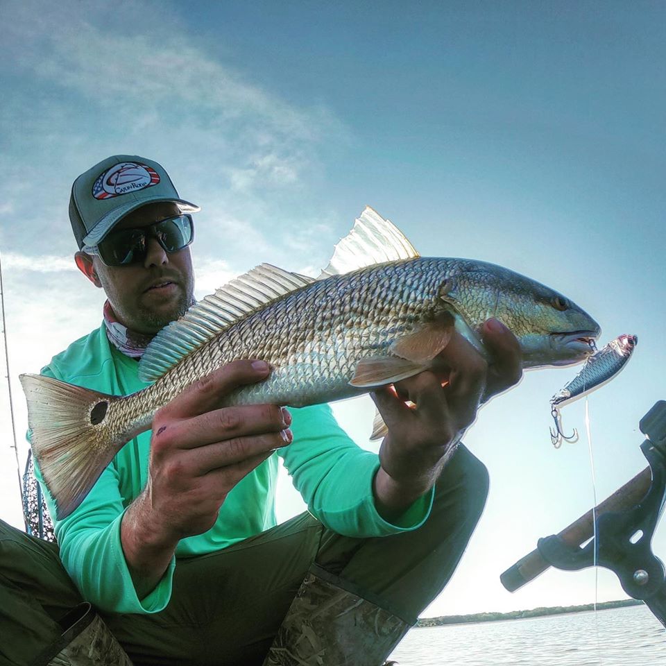 redfish from a Bonafide SS127 kayak