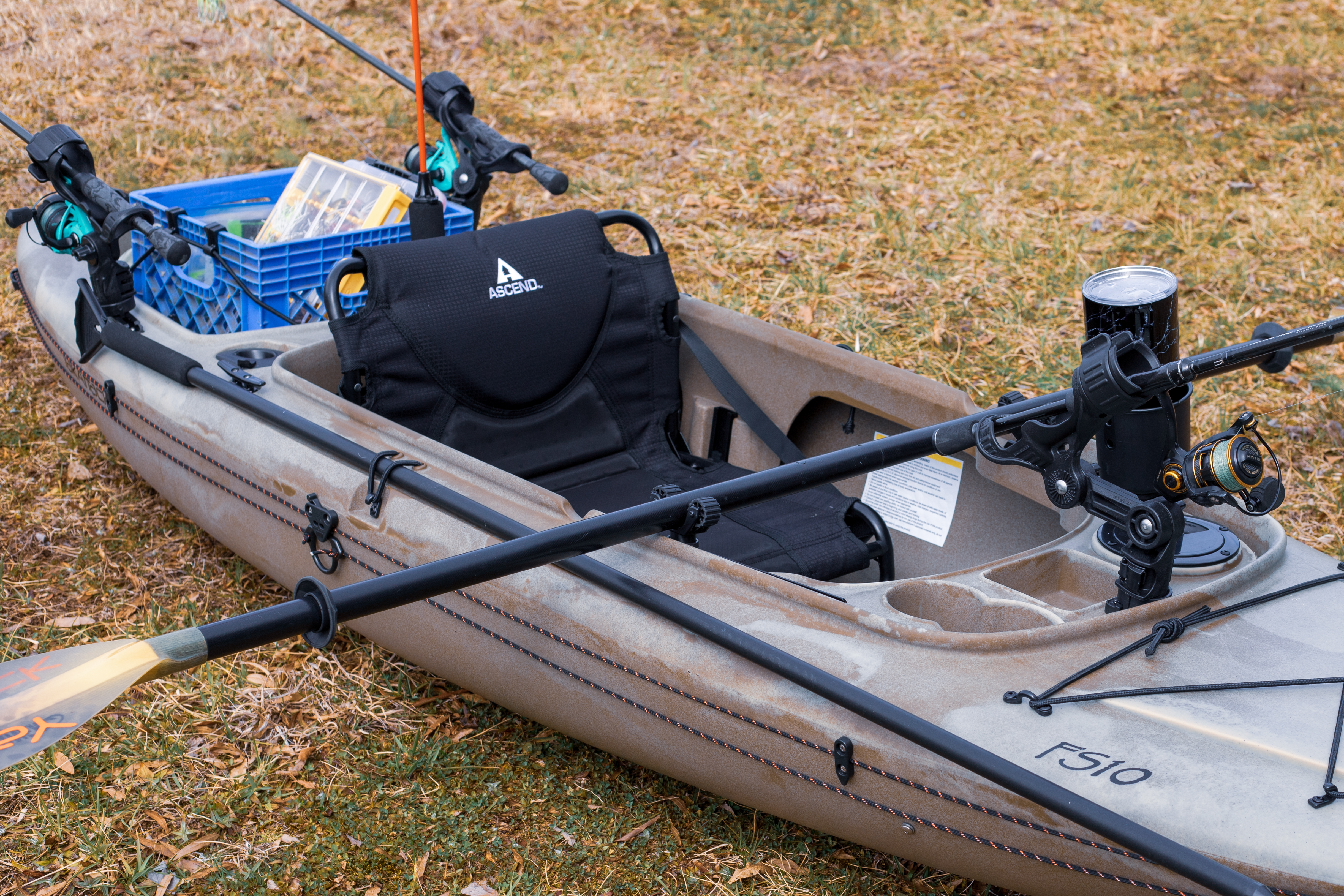 Rigging an Ascend FS10 Sit-In Kayak for Fishing - YakAttack