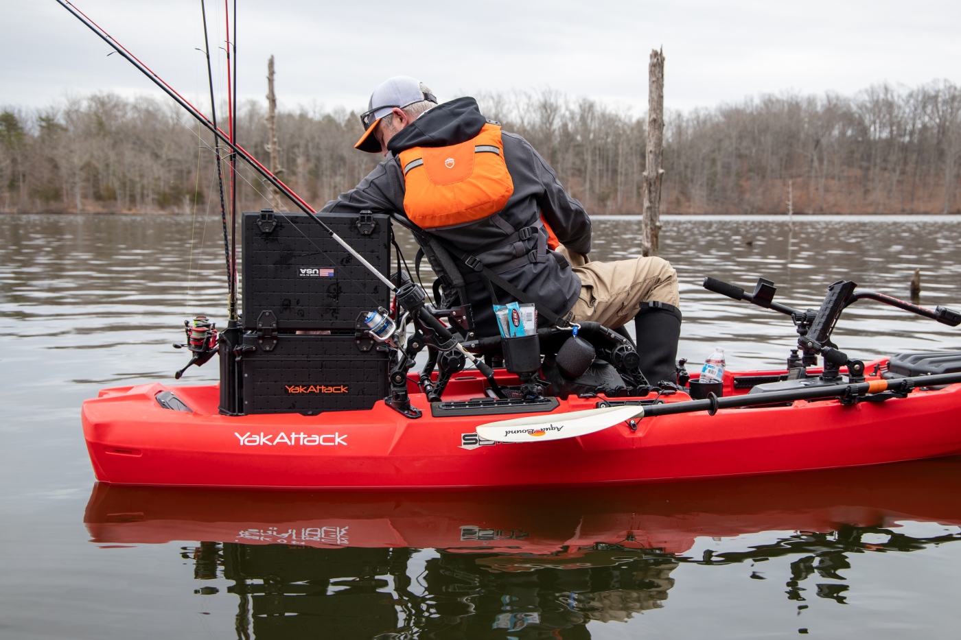 YakAttack BlackPak Pro 13x16 kayak fishing crate Bonafide SS107