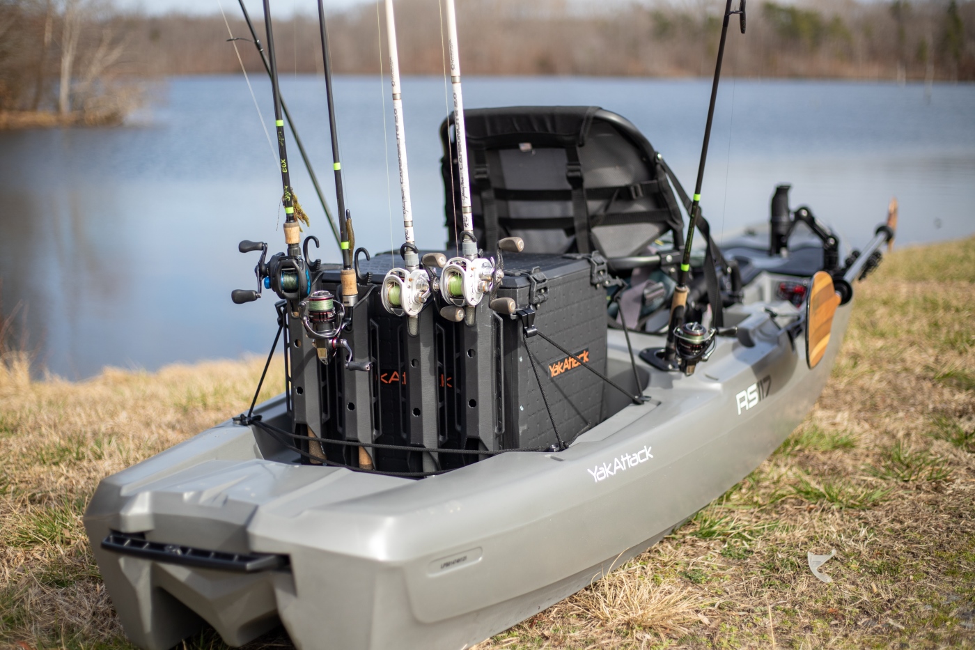 YakAttack BlackPak Pro 16x16 kayak fishing crate