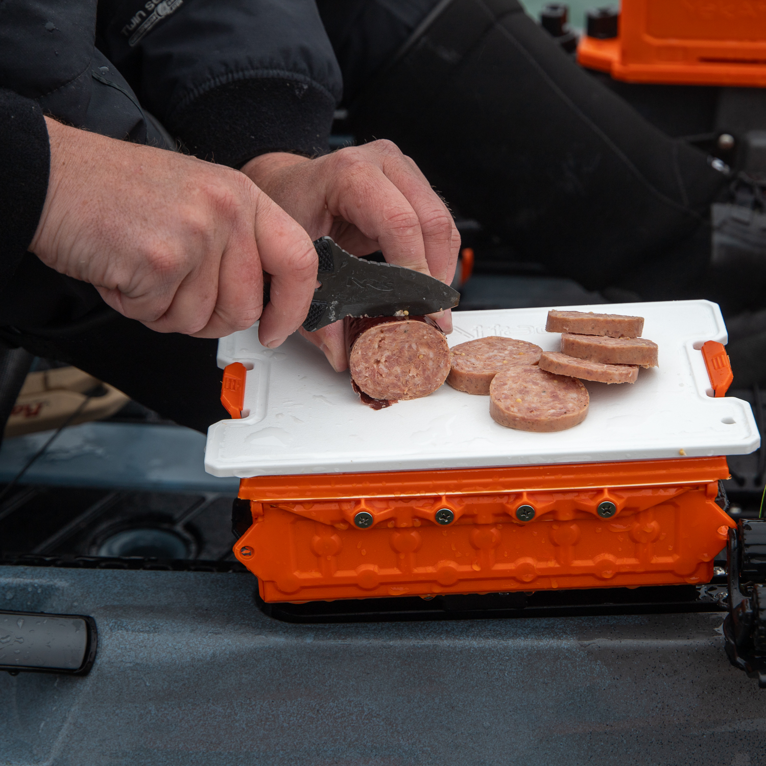 cutting board attachment for the TracPak