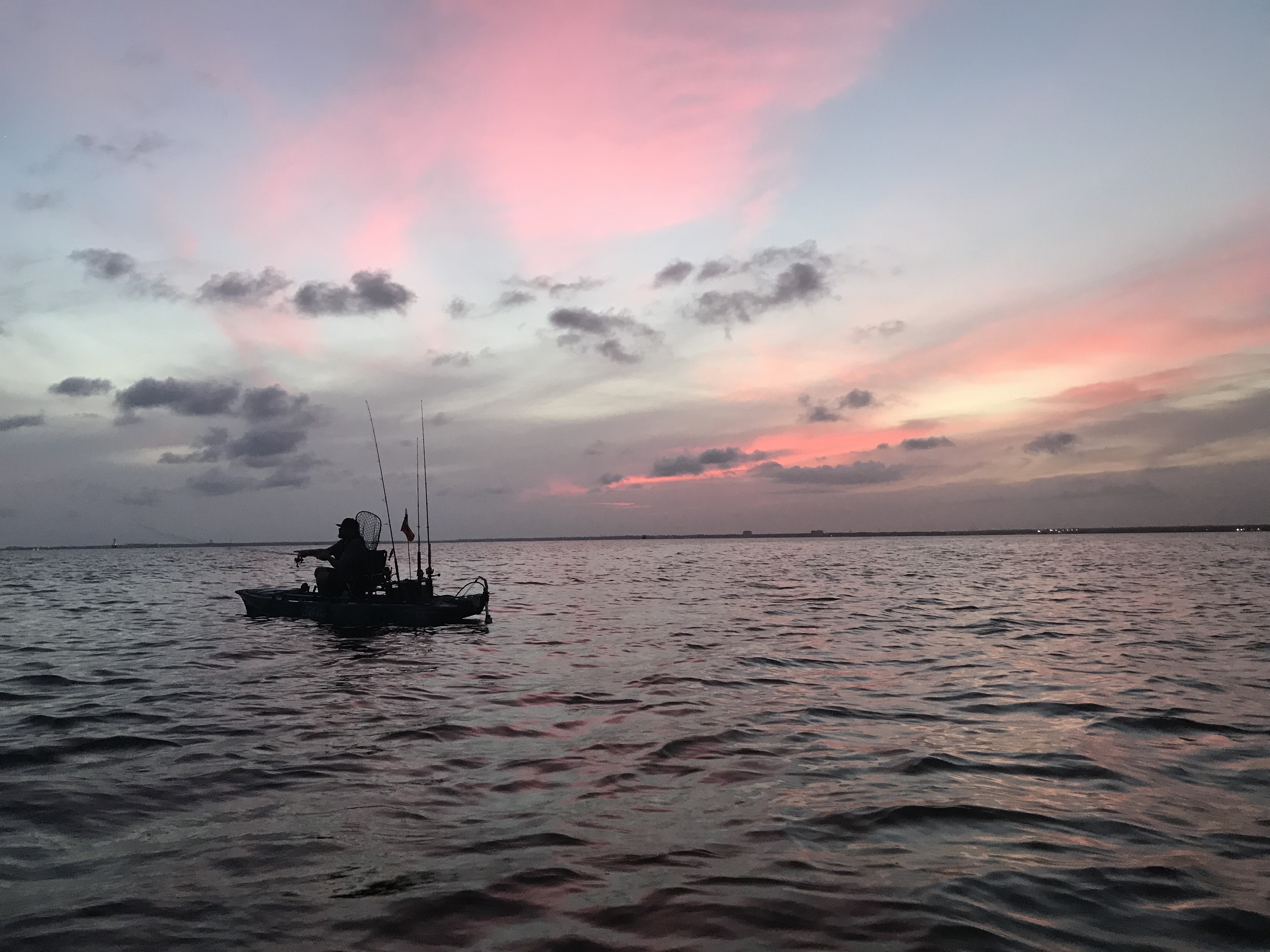 Brandon Barton Kayak Tarpon Fishing From his Hobie Pro Angler 14 fishing kayak and torqeedo motor