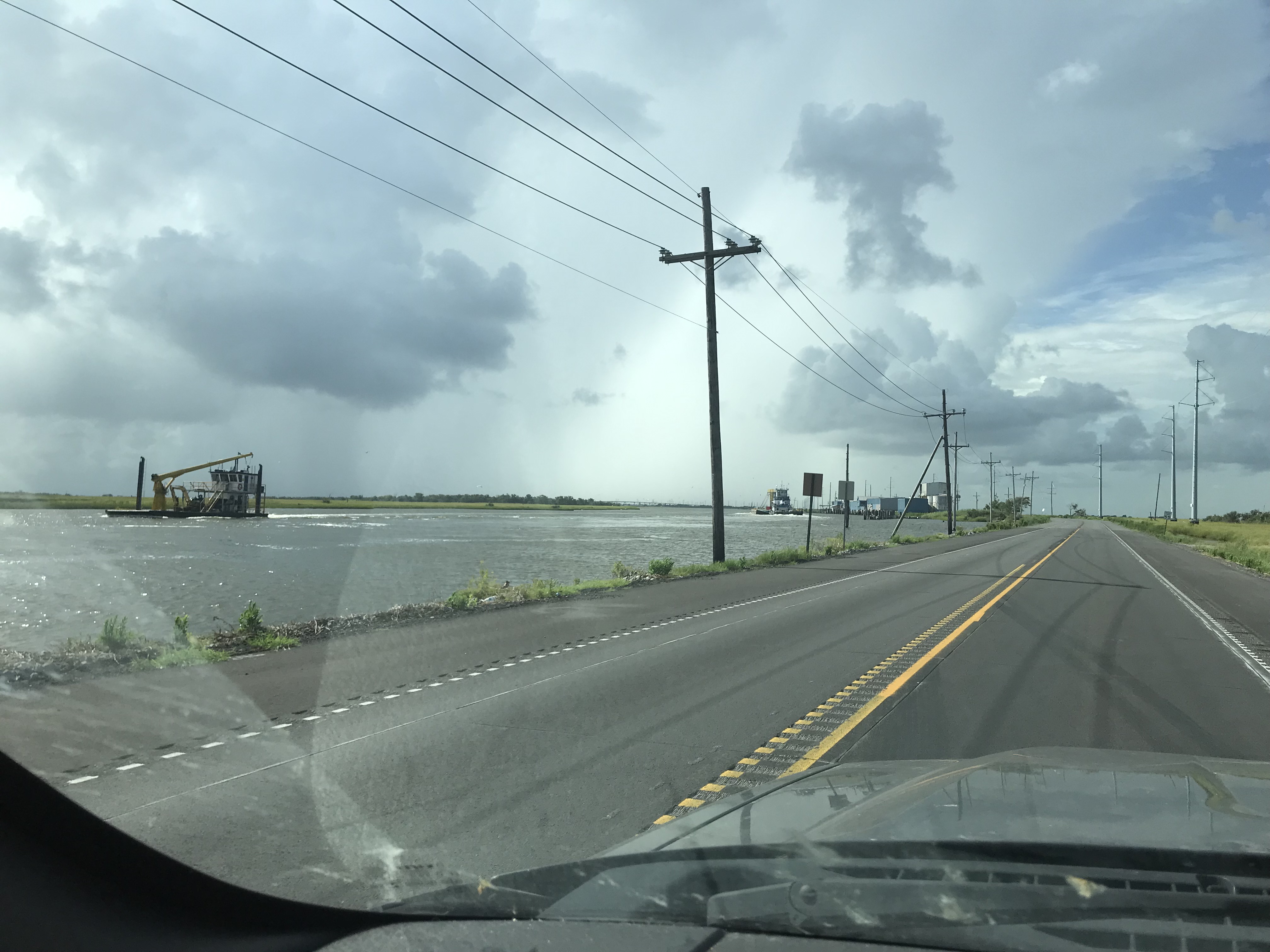 Driving to Grand Isle before Ida