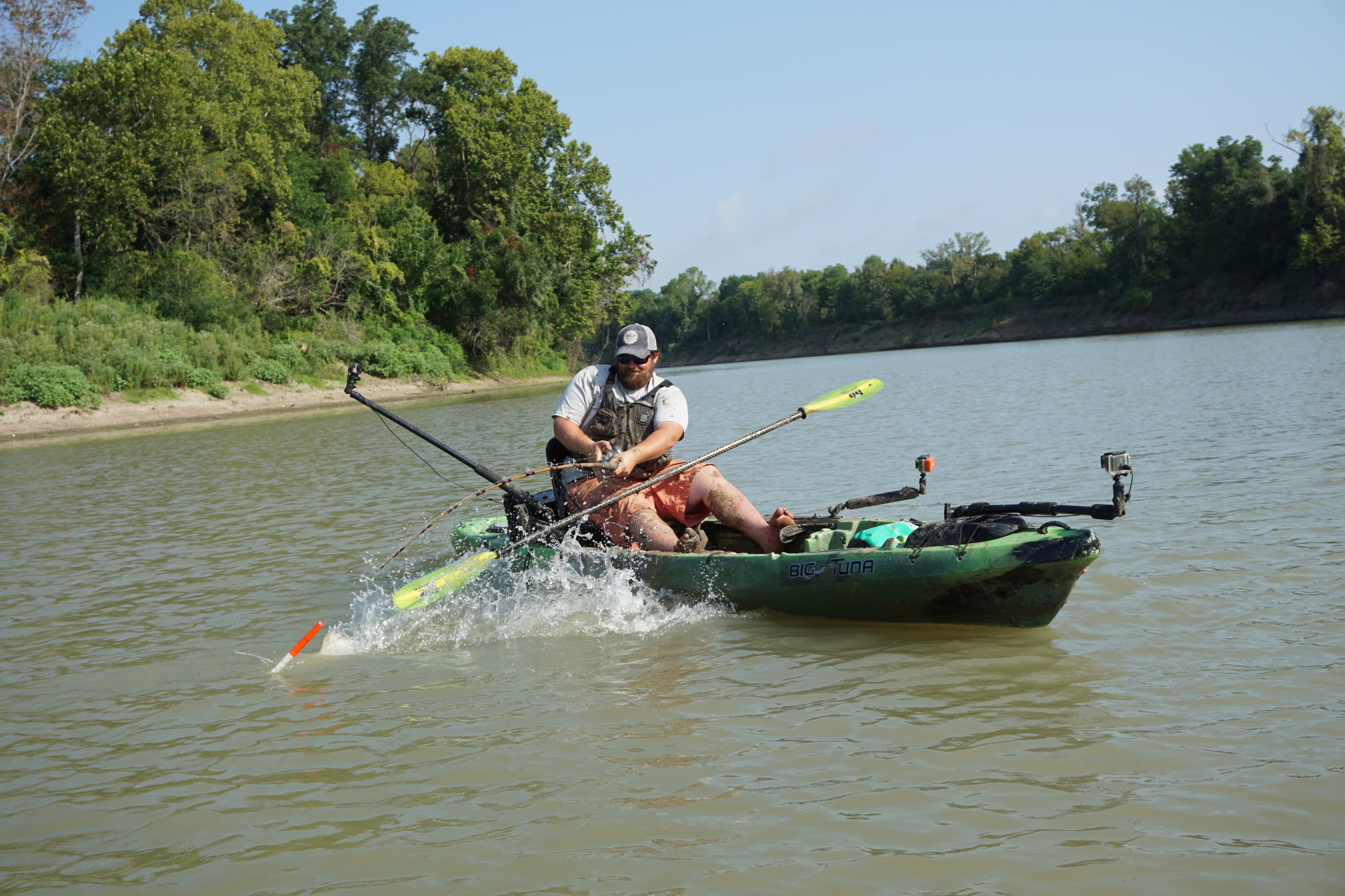 Josh Dolin Alligator Gar Jackson Kayak Big Tuna 