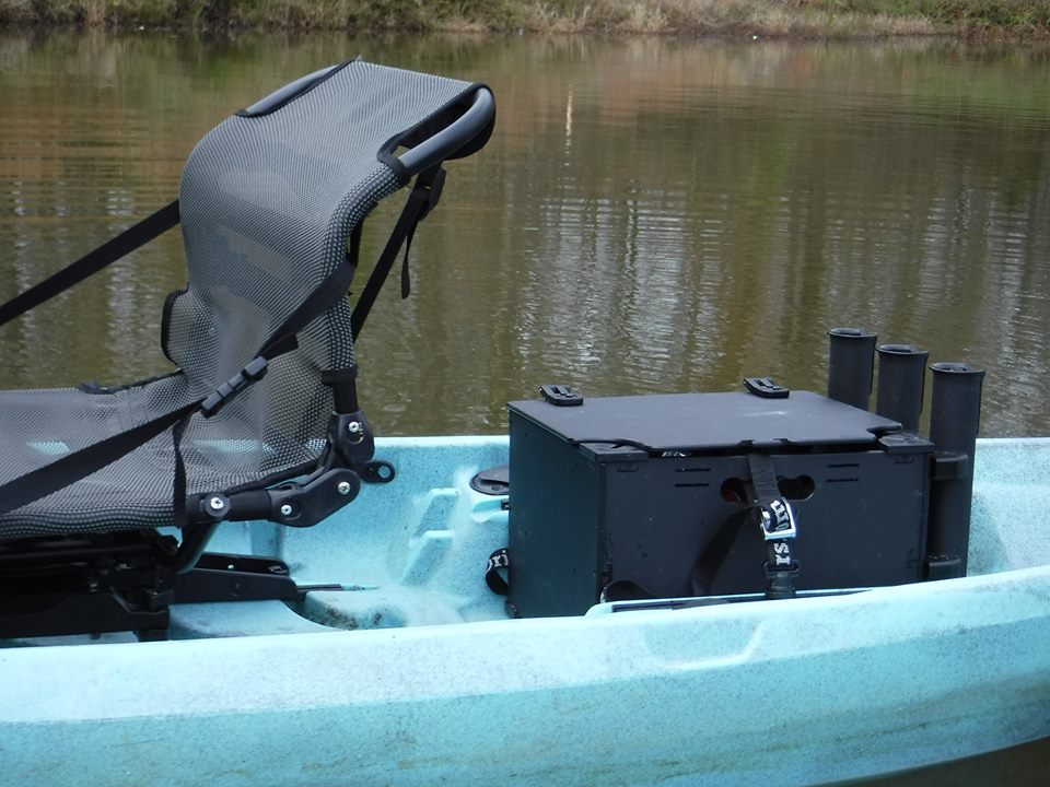 Vertical Tie Down track mounted on Nucanoe Pursuit