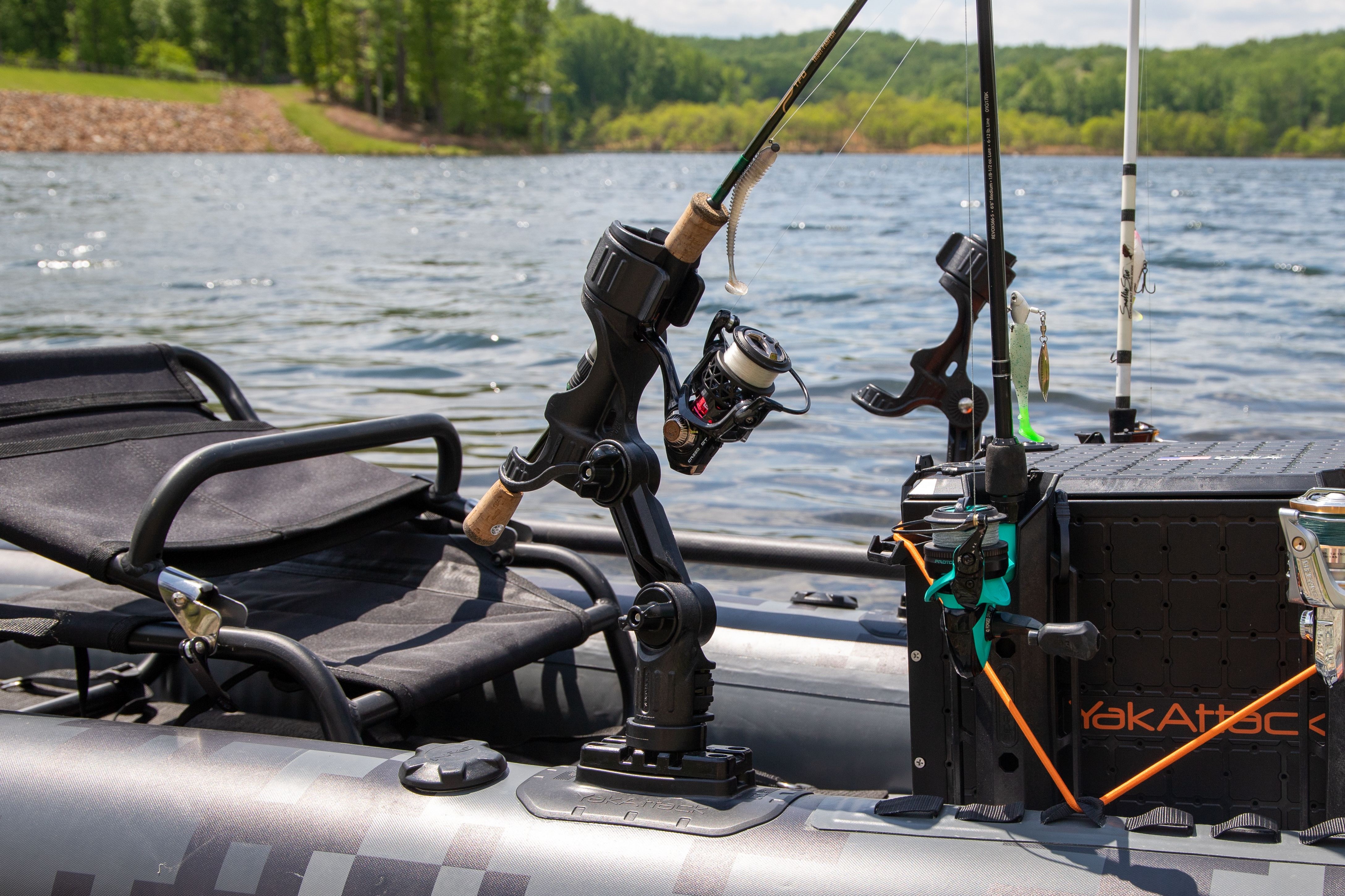 Omega Pro™ Rod Holder with Track Mounted LockNLoad™ Mounting System