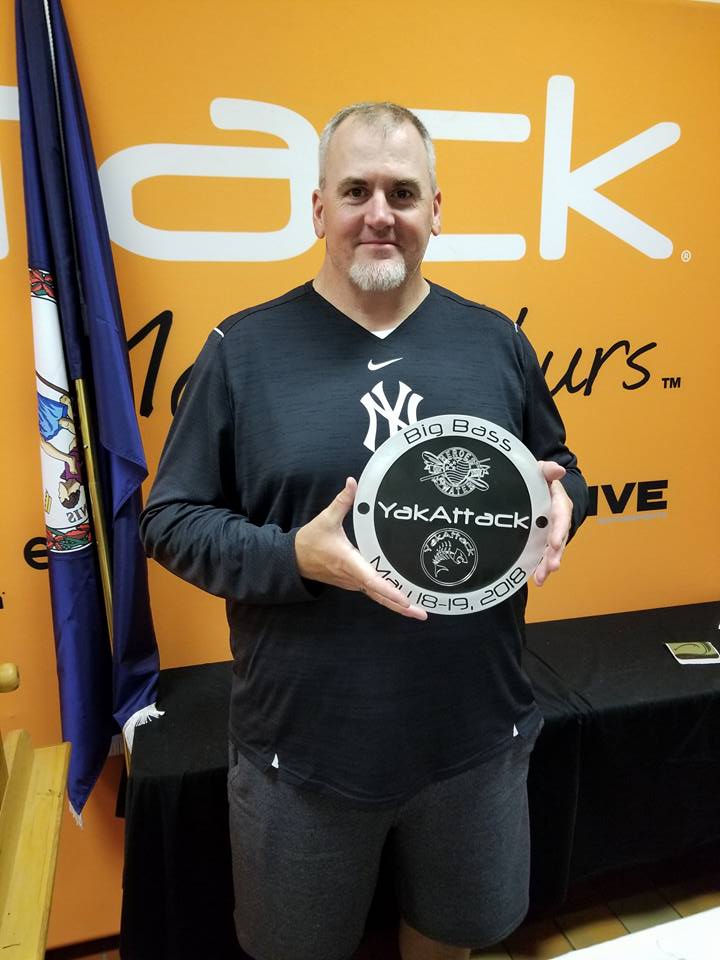 YakAttack 2018 Big Bass Winner Steve Owens